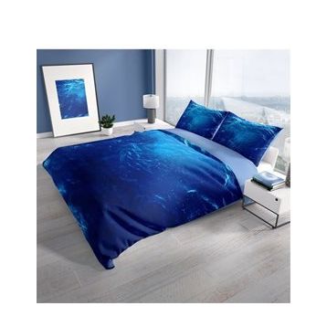 Monohome Middle Sea 3D Pamuk Saten Çift Kişilik 200x220 cm Nevresim Takımı