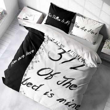 Monohome My Bed 3D Pamuk Saten Çift Kişilik 200x220 cm Nevresim Takımı