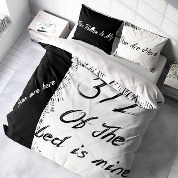 Monohome My Bed 3D Pamuk Saten Çift Kişilik 200x220 cm Nevresim Takımı