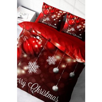Monohome NY Flake 3D Pamuk Saten Çift Kişilik 200x220 cm Nevresim Takımı