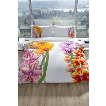 Monohome Orchid Naturel Renkli Çift Kişilik 200x220 cm Nevresim Takımı