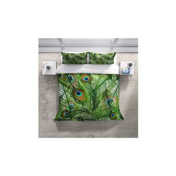 Monohome Peacock Feathers Naturel Renkli Çift Kişilik 200x220 cm Nevresim Takımı
