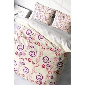Monohome Purple Hypnosis Klasik Renkli Çift Kişilik 200x220 cm Nevresim Takımı
