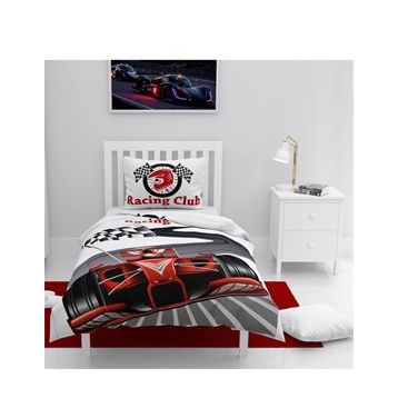 Monohome Racer 3D Pamuk Saten Çocuk 160x220 cm Nevresim Takımı