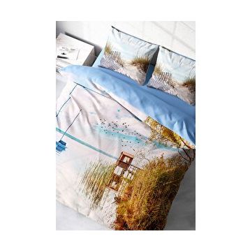 Monohome Reeds 3D Pamuk Saten Çift Kişilik 200x220 cm Nevresim Takımı
