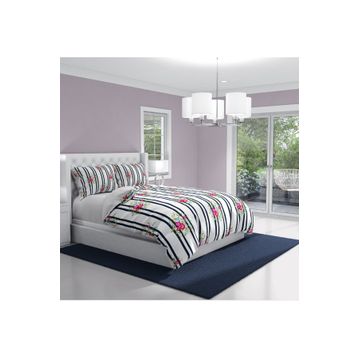 Monohome Ribbon Flowers Naturel Renkli Çift Kişilik 200x220 cm Nevresim Takımı