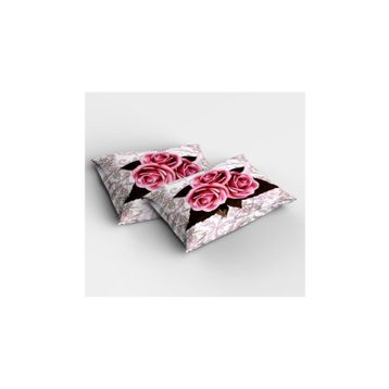 Monohome ROSE-1008 Naturel Renkli Çift Kişilik 200x220 cm Nevresim Takımı