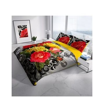 Monohome Rose1006 3D Dijital Baskılı Çift Kişilik Nevresim Takımı