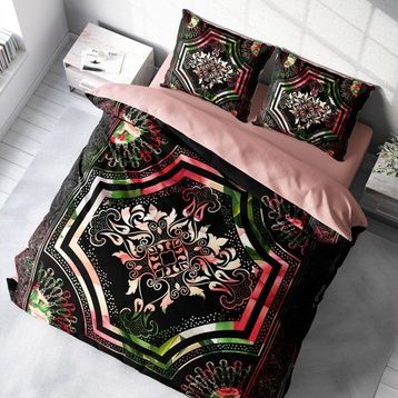 Monohome Roses Pattern 3D Renkli Tek Kişilik 200x220 cm Nevresim Takımı
