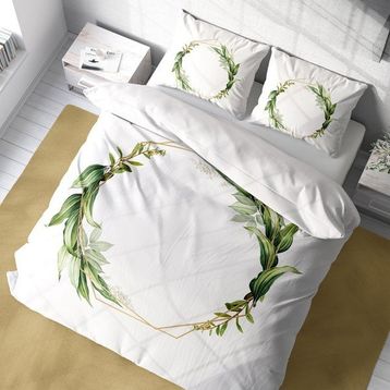Monohome Sarmaşık 3D Renkli Çift Kişilik 200x220 cm Nevresim Takımı