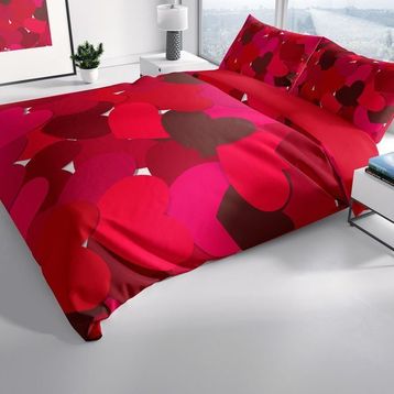 Monohome Sevgililer Günü IV 3D Çift Kişilik Nevresim Takımı