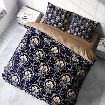 Monohome Soft Night Klasik Renkli Çift Kişilik 200x220 cm Nevresim Takımı