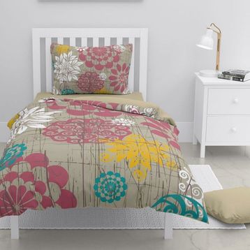Monohome Tense 3D Pamuk Saten Çift Kişilik 200x220 cm Nevresim Takımı