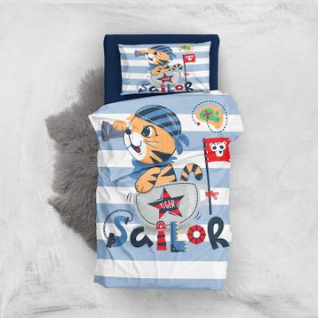 Monohome Tige Sailor 3d Pamuk Saten Bebek Nevresim Takımı
