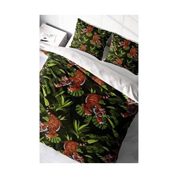 Monohome Tigers Naturel Renkli Çift Kişilik 200x220 cm Nevresim Takımı