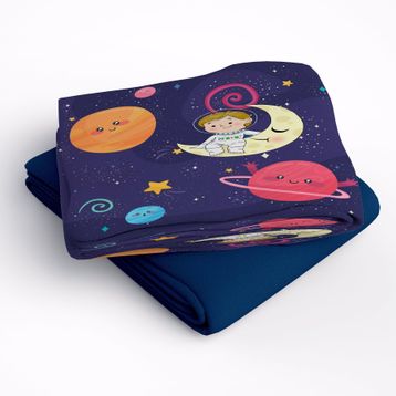 Monohome Uzay 3D Pamuk Saten Bebek Nevresim Takımı