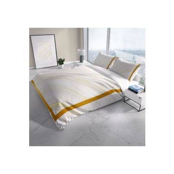 Monohome White 3D Pamuk Saten Çift Kişilik 200x220 cm Nevresim Takımı