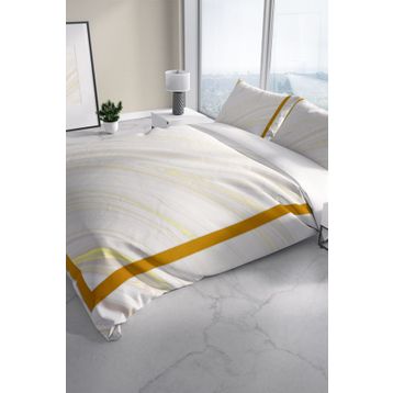 Monohome White 3D Pamuk Saten Çift Kişilik 200x220 cm Nevresim Takımı