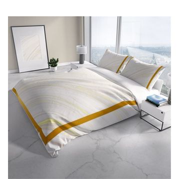 Monohome White 3D Pamuk Saten Çift Kişilik 200x220 cm Nevresim Takımı