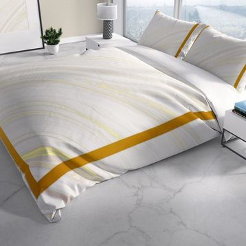 Monohome White 3D Pamuk Saten Çift Kişilik 200x220 cm Nevresim Takımı
