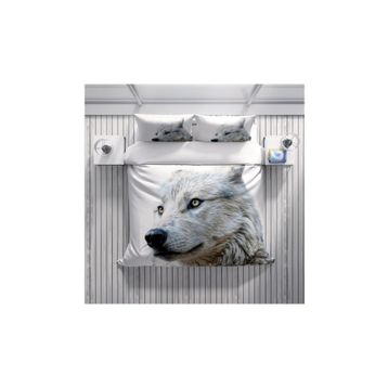 Monohome White Wolf Naturel Renkli Çift Kişilik 200x220 cm Nevresim Takımı