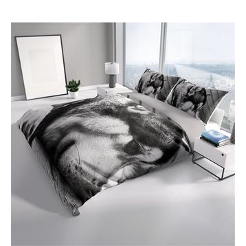 Monohome Wolfie 3D Renkli Çift Kişilik 200x220 cm Nevresim Takımı