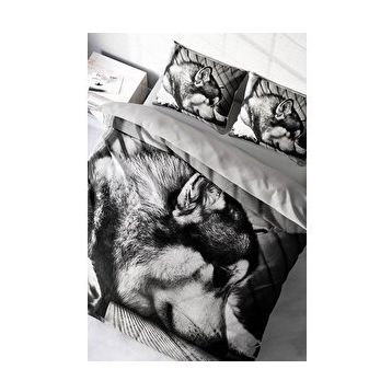 Monohome Wolfie 3D Renkli Çift Kişilik 200x220 cm Nevresim Takımı