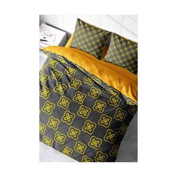 Monohome Yellow Mosaic Modern Renkli Çift Kişilik 200x220 cm Nevresim Takımı