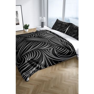 Monohome Zebra Stripes Modern Renkli Çift Kişilik 200x220 cm Nevresim Takımı