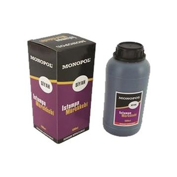 Monopol Siyah 500 cc 1124 Istampa Mürekkebi