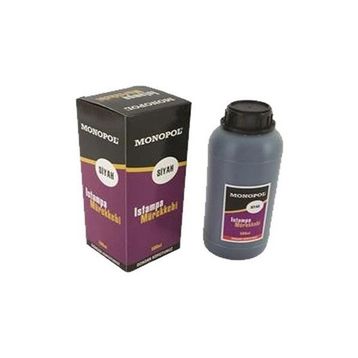 Monopol Siyah 500 cc 1124 Istampa Mürekkebi