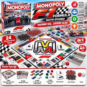 Monopoly G3437 Formula 1 Kutu Oyunu