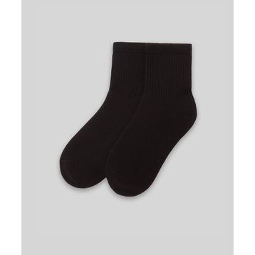 Monsieur UHC101-001 Siyah Chaussette Unicolor Half 3'lü Erkek Çorap