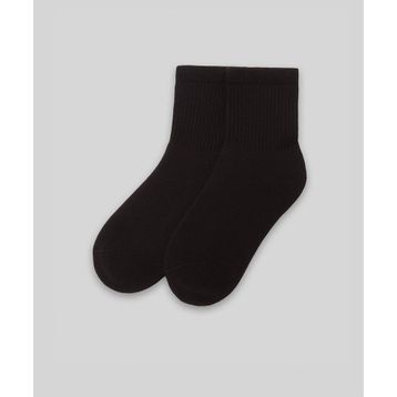 Monsieur UHC101-001 Siyah Chaussette Unicolor Half 3'lü Erkek Çorap