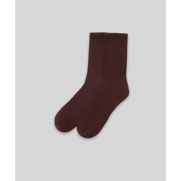 Monsieur UHH203-001 Kahverengi Chaussette Unicolor Havlu 2'li Erkek Çorap