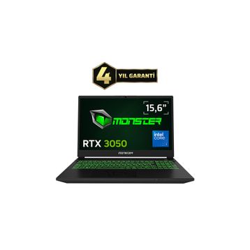 Monster Abra A5 V22.5.2 Core 7 230H 32 GB RAM 1 TB SSD RTX 3050 FreeDOS 15.6 inç Gaming Laptop