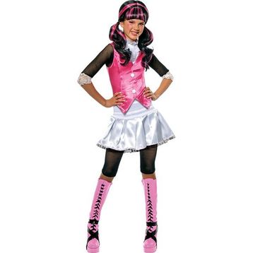 Monster High 884787-S Draculaura 3-4 Yaş Çocuk Kostüm