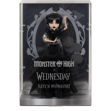 Monster High HXJ03 Wednesday Balo Elbiseli Bebek