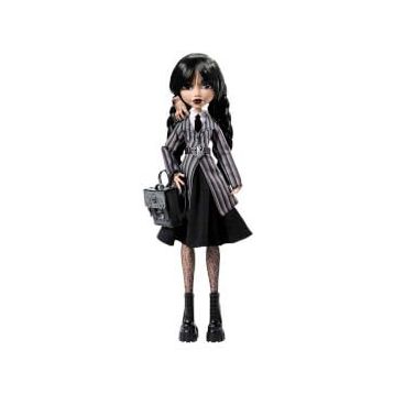 Monster High Wednesday Addams HXJ04 Okul Üniformalı Figür