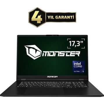 Monster Huma H7 V1.1.5 Ultra 5 125H 32 GB RAM 1 TB SSD Windows 11 Home 17.3 inç Laptop