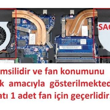 Monster N170RD Uyumlu Notebook Fan