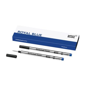Mont Blanc 128233 2 Refill Medium Royal Blue Roller Kalem