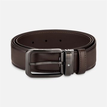 Mont Blanc 129456 35 mm Kahve Erkek Kemer