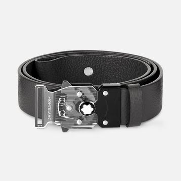 Mont Blanc 131166 M Kilit 4810 Tokalı 35 mm Gri Kemer