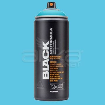 Montana TR5000 True Cyan Blue Black 400 ML Sprey Boya