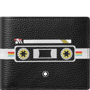 Montblanc 123735 6 cc Tape Siyah Meisterstück Soft Grain Cüzdan