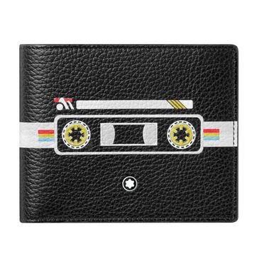 Montblanc 123735 6 cc Tape Siyah Meisterstück Soft Grain Cüzdan