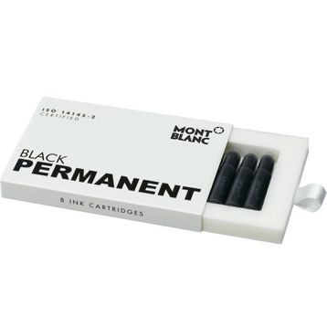 Montblanc 128209 Black Permanent Dolma Kalem Kartuşu