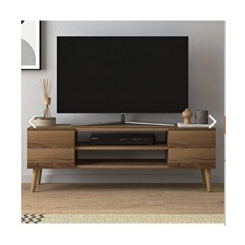 Monte Sehpa Etna Ceviz 120x30x40 cm Tv Sehpası