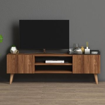 Monte Sehpa Etna Ceviz 120x30x40 cm Tv Sehpası